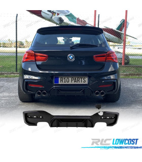 DIFFUSEUR BMW F20 LCI 15-19 LOOK M COMPETITION NOIR MAT OO---OO