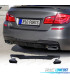DIFFUSEUR ARRIÈRE BMW SÉRIE 5 F10 F11 10-17 LOOK M PERFORMANCE + ECHAPPEMENT NOIR