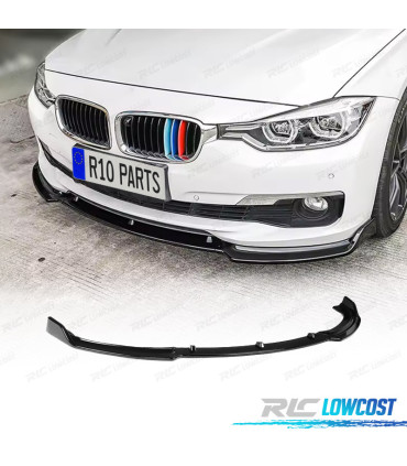 SPOILER LAME FRONTAL BMW F30 F31 NOIR BRILLANT