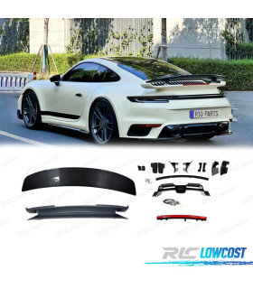 AILERON SPOILER AVEC AÉRODYNAMIQUE ACTIVE PORSCHE CARRERA 992 19-23 FIBRE DE CARBONE ET ABS