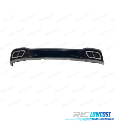 DIFFUSEUR VOLKSWAGEN VW GOLF 8 20-23 LOOK R LINE DOUBLE SORTIE