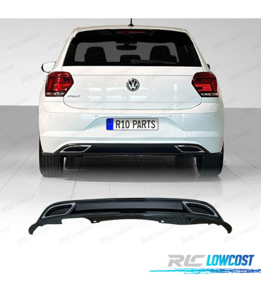 DIFFUSEUR VOLKSWAGEN VW POLO 17-21 LOOK R LINE