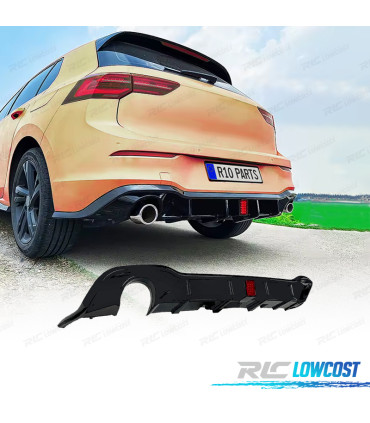 DIFFUSEUR VOLKSWAGEN VW GOLF 8 + FEU STOP O---O