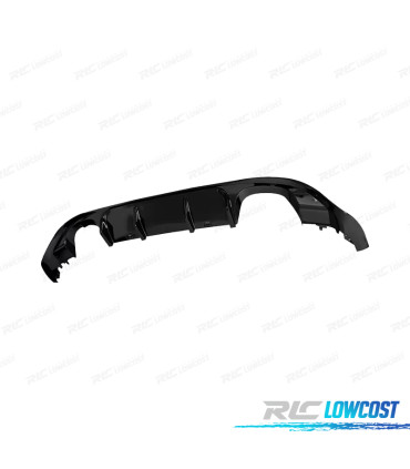 DIFFUSEUR VOLKSWAGEN VW GOLF 7.5 17-20 LOOK R DOUBLE SORTIE
