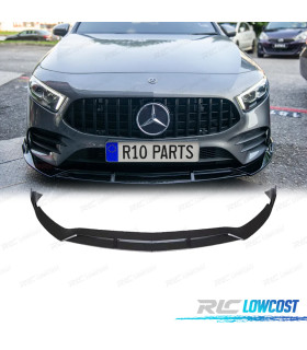 LÈVRE DE SPOILER MERCEDES CLASSE A W177 18-22 LOOK BRABUS NOIR BRILLANT
