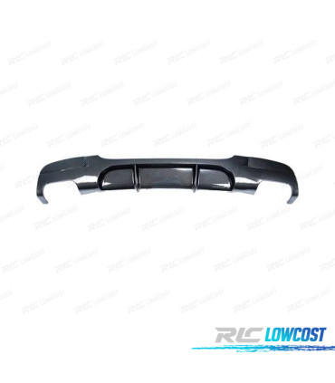 DIFFUSEUR BMW E90 E91 LOOK M PERFORMANCE CARBONE DOUBLE SORTIE