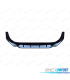 SPOILER LAME PARE-CHOCS AVANT VOLKSWAGEN VW GOLF 7 7.5 12-20 LOOK CS NOIR BRILLANT