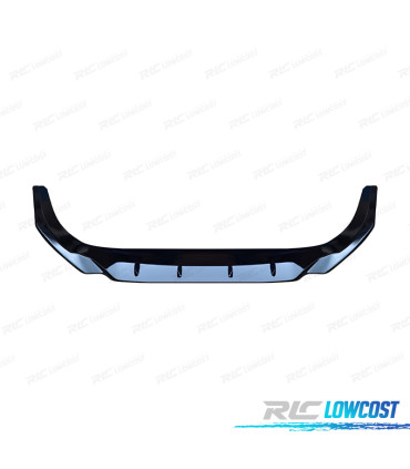 SPOILER LAME PARE-CHOCS AVANT VOLKSWAGEN VW GOLF 7 7.5 12-20 LOOK CS NOIR BRILLANT