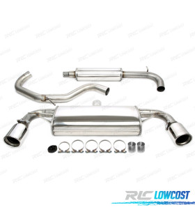 SILENCIEUX D'ÉCHAPPEMENT VOLKSWAGEN VW GOLF MK7 GTI 12-17 BISEAUTÉ