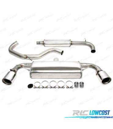 SILENCIEUX D'ÉCHAPPEMENT VOLKSWAGEN VW GOLF MK7 GTI 12-17 BISEAUTÉ
