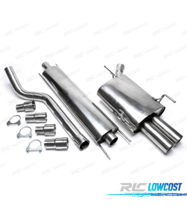 POT D'ÉCHAPPEMENT OPEL CORSA C 00-06 TUBES DROITS