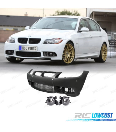 PARE CHOCS BMW E90 91 05-08 LOOK M3 PDC+ ANTIBROUILLARD