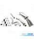 POT D'ÉCHAPPEMENT VOLKSWAGEN VW SCIROCCO MK2 82-92 ACIER 63.5MM