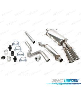 POT D'ÉCHAPPEMENT VOLKSWAGEN VW SCIROCCO MK2 82-92 ACIER 63.5MM