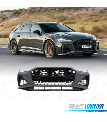PARE-CHOCS AVANT AUDI A6 19-24 LOOK RS6 PDC ACC