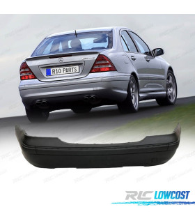 PARE CHOCS ARRIERE MERCEDES CLASSE C W203 BERLINE 01-07 LOOK C32 AMG