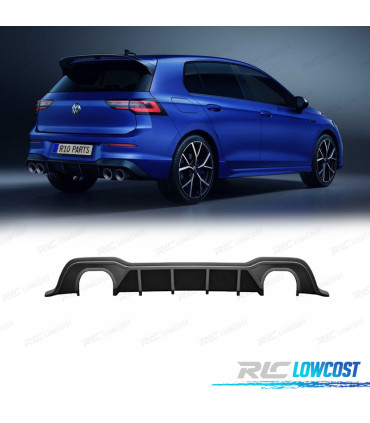 DIFFUSEUR VOLKSWAGEN VW GOLF 8 DOUBLE SORTIE