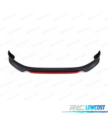 SPOILER LAME AVANT VOLKSWAGEN VW GOLF 7.5 LOOK ABT NOIR ROUGE