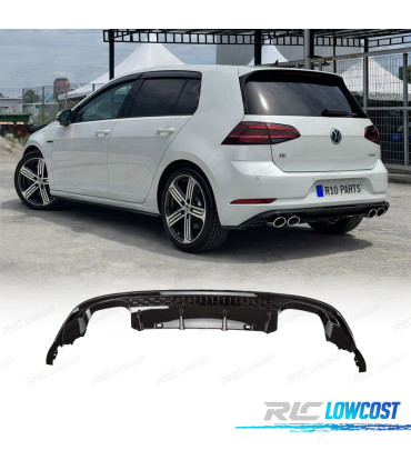 DIFFUSEUR VOLKSWAGEN VW GOLF 7.5 17-20 LOOK R NOIR