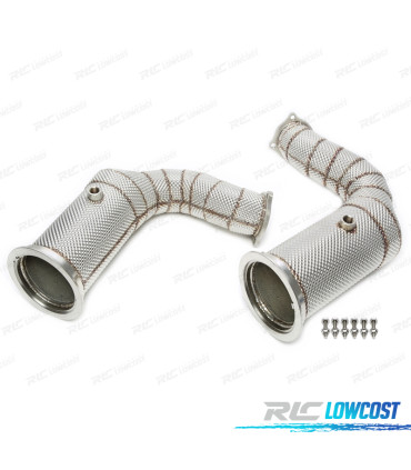 SUPPRESSEUR DOWNPIPE PORSCHE CAYENNE TURBO 9YA 19-20 AVEC PROTECTION THERMIQUE