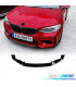 SPOILER LAME DE PARE-CHOCS AVANT BMW F87 M2 COMPETITION 18- LOOK M PERFORMANCE NOIR BRILLANT