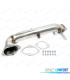 SUPPRESSEUR DOWNPIPE VOLKSWAGEN VW SCIROCCO MK3 08-17 ACIER 61MM