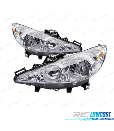 PHARES AVEC VERRE PEUGEOT 207 06-