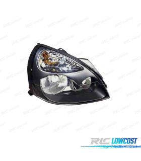 PHARE DROIT RENAULT CLIO II 01-05 NOIR