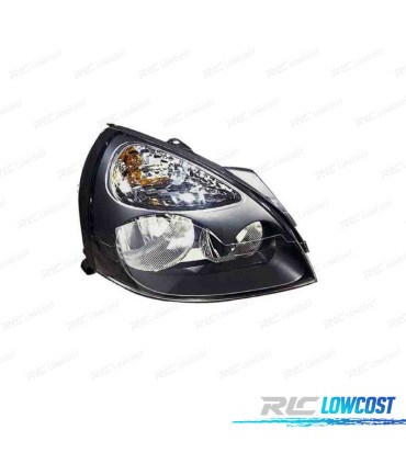 PHARE DROIT RENAULT CLIO II 01-05 NOIR