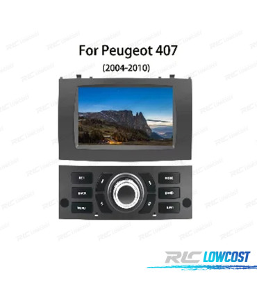 AUTORADIO GPS 7" ANDROID 14 POUR PEUGEOT 407 04 – 10
