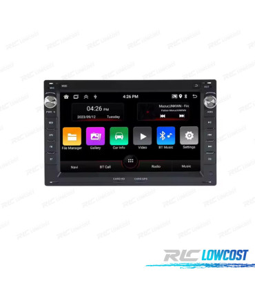 AUTORADIO ANDROID 10 2DIN 7" POUR VOLKSWAGEN VW USB GPS TACTIL HD