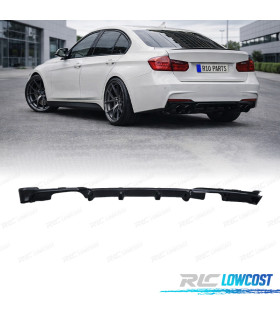DIFFUSEUR BMW F30 F31 LOOK M PERFORMANCE NOIR BRILLANT ABS