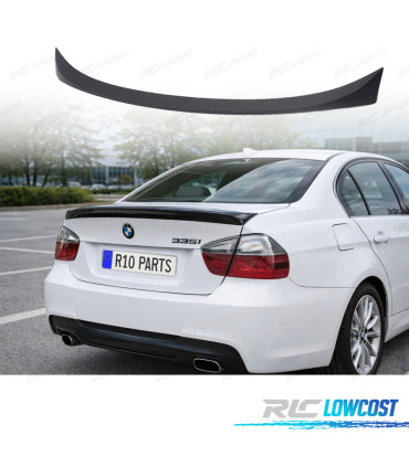 AILERON BECQUET LAME COFFRE BMW E90 LOOK M NOIR MAT