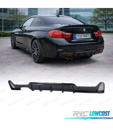 DIFFUSEUR BMW F32 F33 F36 LOOK M PERFORMANCE CARBONE SORTIE GAUCHE