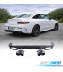 DIFFUSEUR MERCEDES CLASSE E C238 16- LOOK AMG E53 + EMBOUTS D'ÉCHAPPEMENT NOIRS