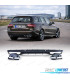 DIFFUSEUR MERCEDES CLASSE C S205 14-18 LOOK AMG NOIR MAT + SORTIES D'ÉCHAPPEMENT