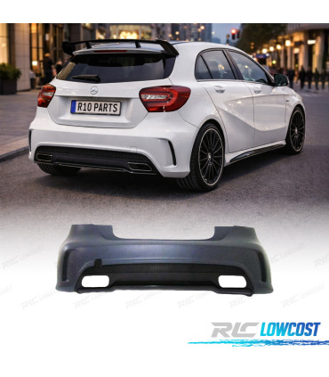 PARE CHOCS ARRIERE MERCEDES CLASSE A W176 12-15 LOOK AMG A45