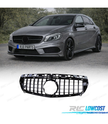 CALANDRE MERCEDES CLASSE A W176 12-15 LOOK GT NOIR BRILLANT