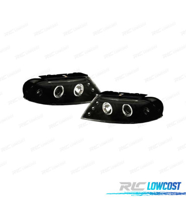 PHARES VOLKSWAGEN VW PASSAT 3BG 00-05 ANGEL EYES NOIR