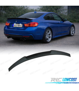 AILERON BECQUET LAME COFFRE BMW SÉRIE 4 F32 LOOK M4 CSL NOIR MAT