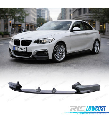 SPOILER LAME AVANT BMW F22 F23 LOOK M PERFORMANCE 235i CARBONE