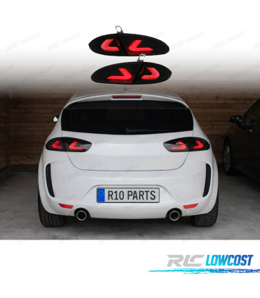 FEUX ARRIÈRE SEAT LEON 2 05-09 CARDNA FULL LED FUMÉ