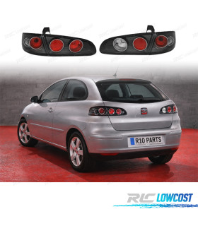 FEUX ARRIÈRE SEAT IBIZA 6L 02-08 FOND NOIR