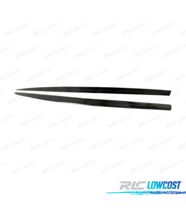 RAJOUTS BAS DE CAISSE BMW F10 F11 LOOK M PERFORMANCE NOIR BRILLANT
