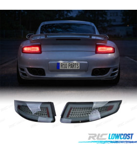 FEUX ARRIÈRE PORSCHE 911 997 04-08 FULL LED FUMÉ