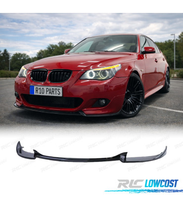LÈVRE DE SPOILER BMW E60 E61 07-10 LOOK M5 NOIR BRILLANT