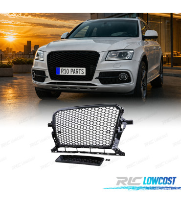 CALANDRE AUDI Q5 8R 12-16 LOOK RS NOIR