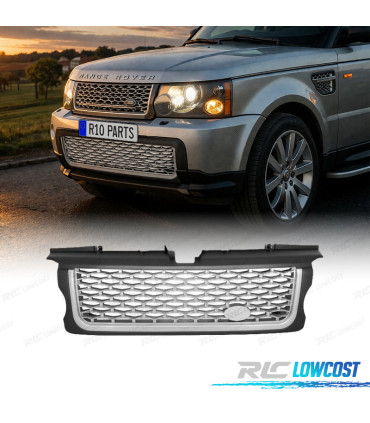 CALANDRE RANGE ROVER SPORT 05-09 LOOK AUTOBIOGRAPHY SILVER EDITION