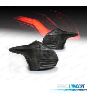 FEUX ARRIÈRE TUBELIGHT FORD FOCUS MK3 11-14 3/5 PORTES FUMÉ