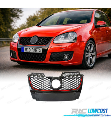 CALANDRE VOLKSWAGEN VW GOLF 5 LOOK GTI NOIR ROUGE